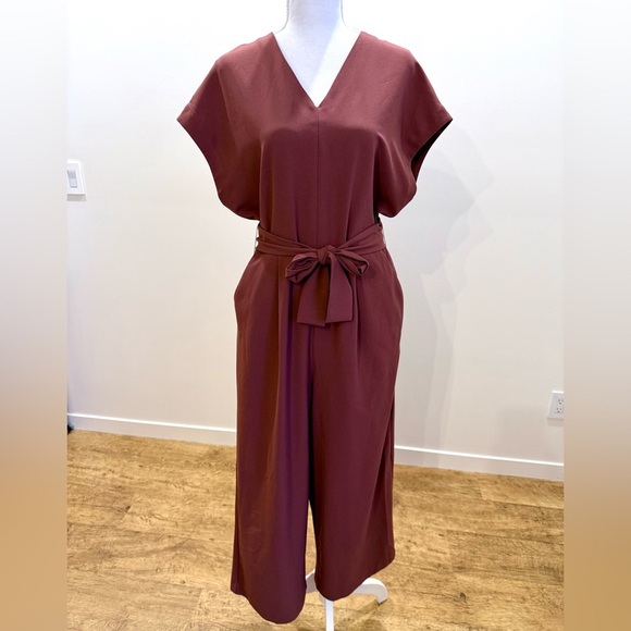 OAK + FORT Pants - OAK + FORT Jumpsuit Business Casual Minimalist Size Small Career Office Girlie